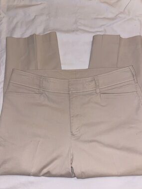 GAP Women's Cropped Ankle Pants in Light Beige